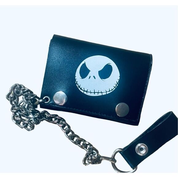 Jack Skellington Chain Wallet - Picture 1 of 5